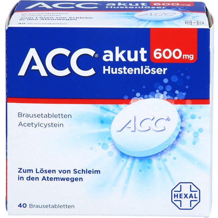 ACC akut 600 mg Hustenlöser Brausetabletten, 40 St. Tabletten