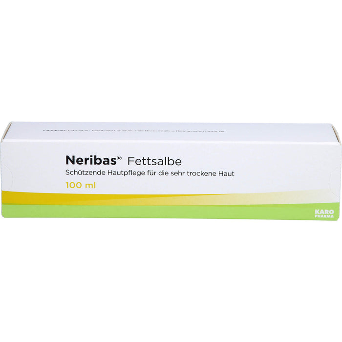 Neribas Fettsalbe schützende Hautpflege für sehr trockene Haut, 100 ml Fettsalbe