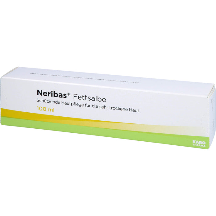 Neribas Fettsalbe schützende Hautpflege für sehr trockene Haut, 100 ml Fettsalbe