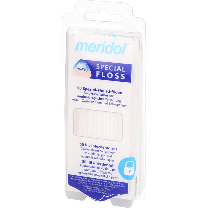 meridol special-floss Spezial-Flauschfäden, 1 St. Zahnseide