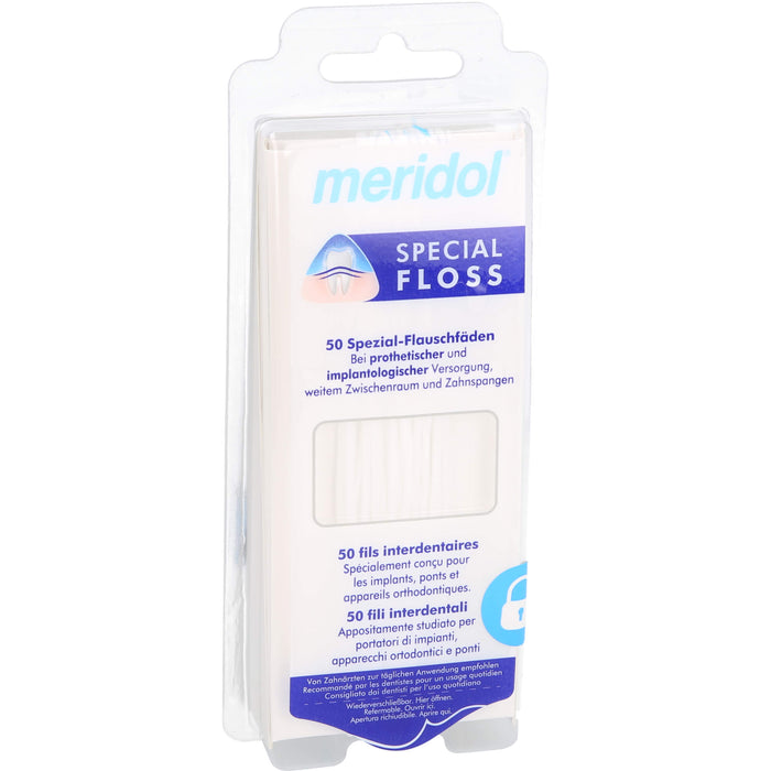 meridol special-floss Spezial-Flauschfäden, 1 St. Zahnseide