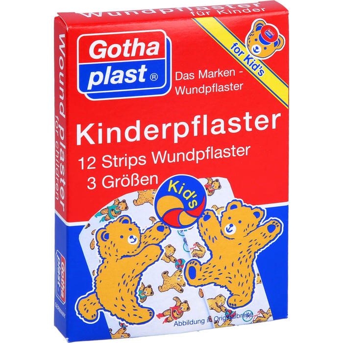 Gothaplast Kinderpflaster Strips, 12 St. Pflaster