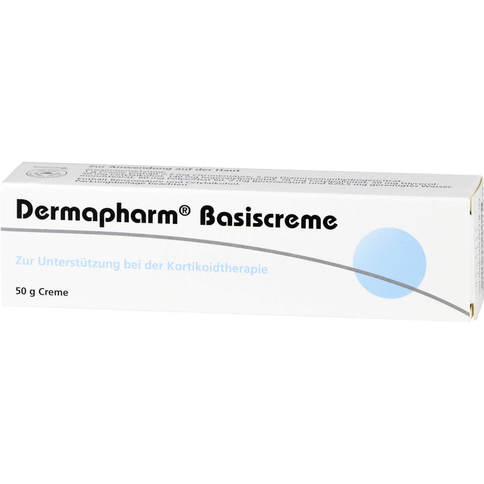 Dermapharm Basiscreme zur Unterstützung bei der Kortikoidtherapie, 50 g Creme