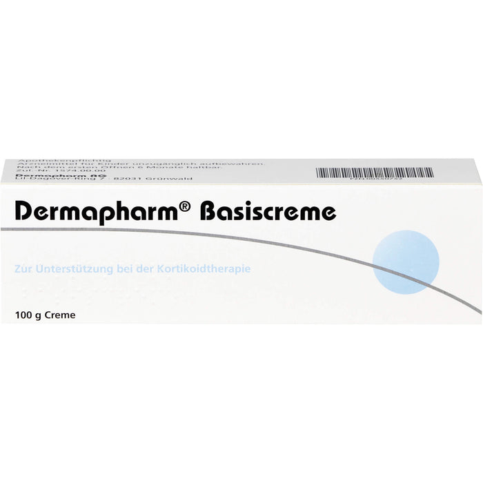 Dermapharm Basiscreme zur Unterstützung bei der Kortikoidtherapie, 100 g Creme