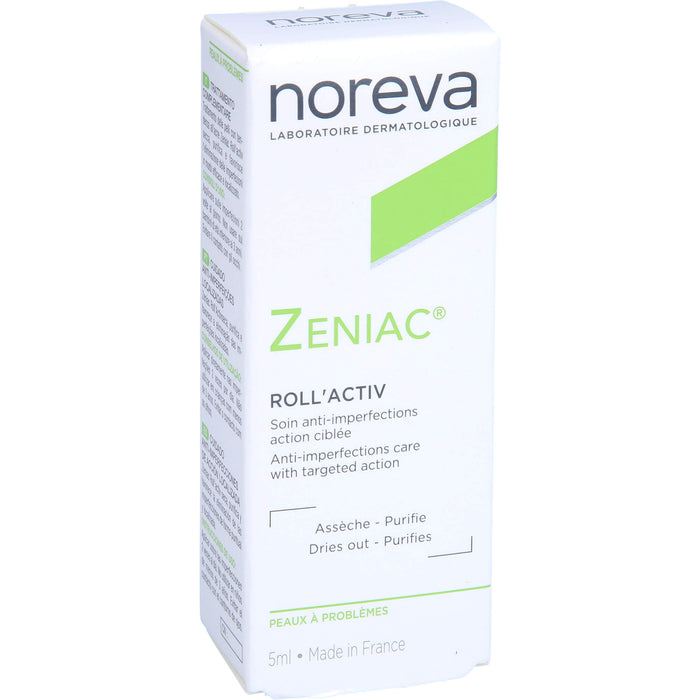 Noreva Zeniac Roll'Activ zur speziellen Behandlung von einzelnen Pickeln, 5 ml Stift