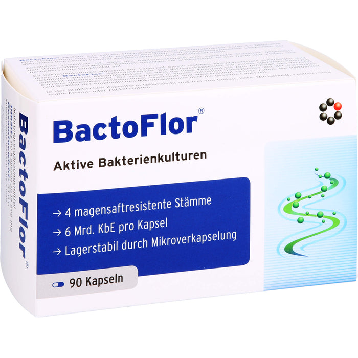 BactoFlor aktive Bakterienkulturen Kapseln, 90 St. Kapseln
