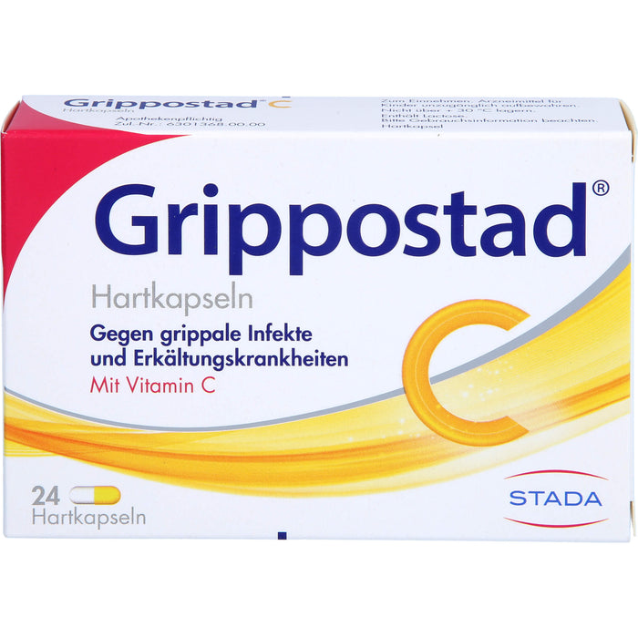 Grippostad C Hartkapseln Original STADA, 24 St. Kapseln