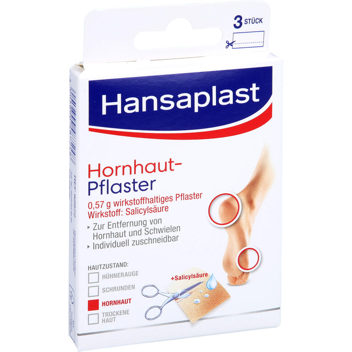 Hansaplast Hornhaut-Pflaster, 3 St. Pflaster