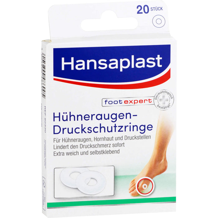 Hansaplast Hühneraugen-Druckschutzringe, 20 St. Pflaster