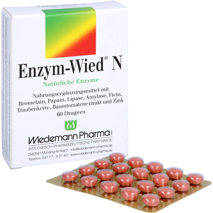 Enzym-Wied N natürliche Enzyme Dragees, 60 St. Tabletten
