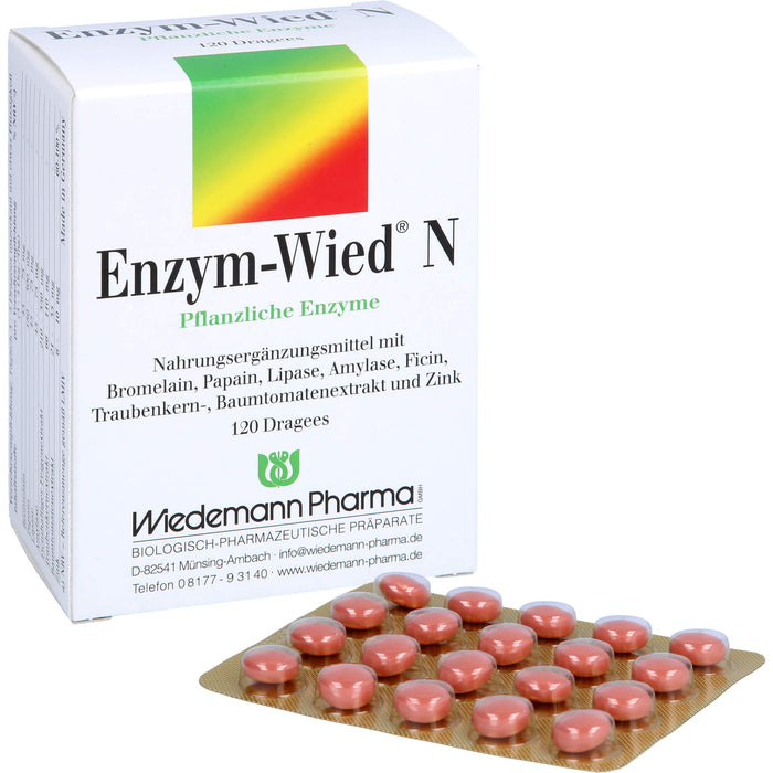 Enzym-Wied N natürliche Enzyme Dragees, 120 St. Tabletten