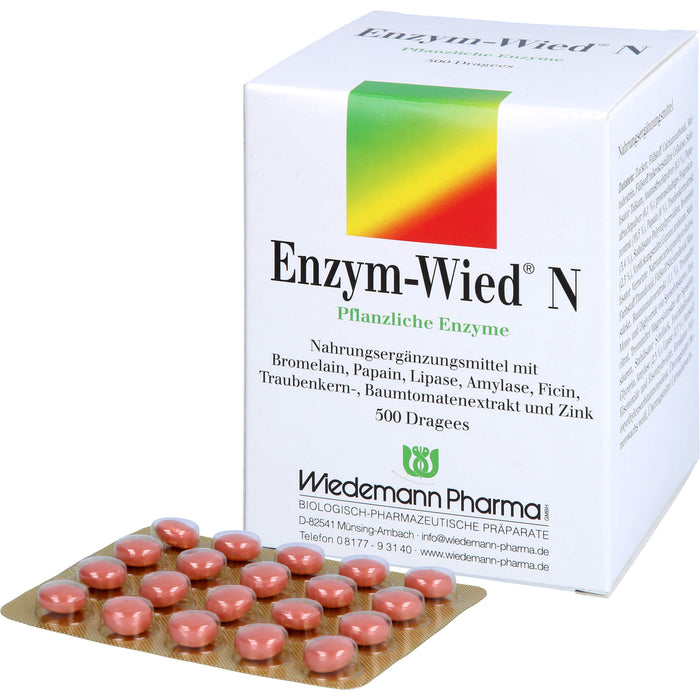 Enzym-Wied N Dragees, 500 St. Tabletten
