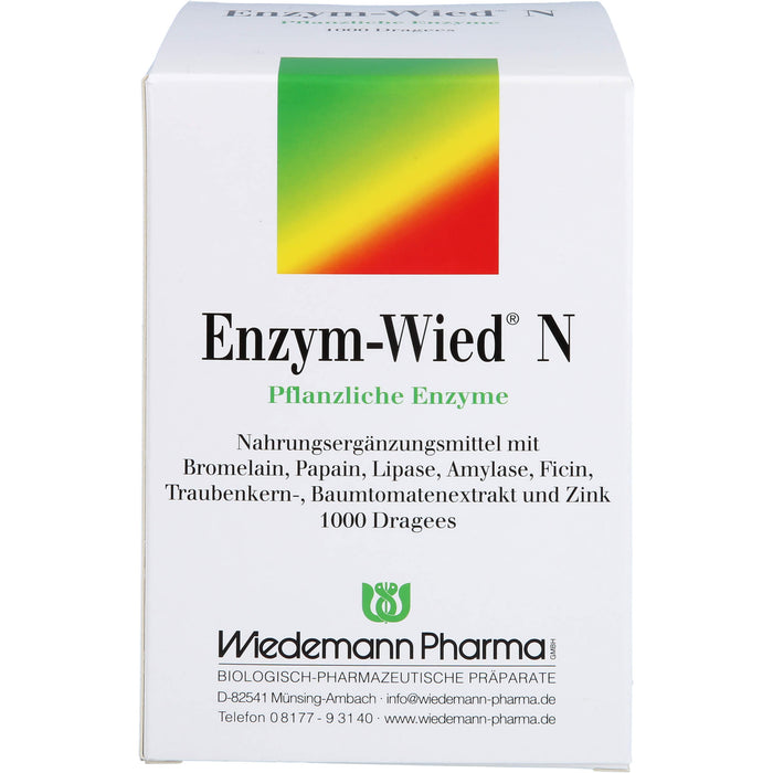 Enzym-Wied N Dragees, 1000 St. Tabletten