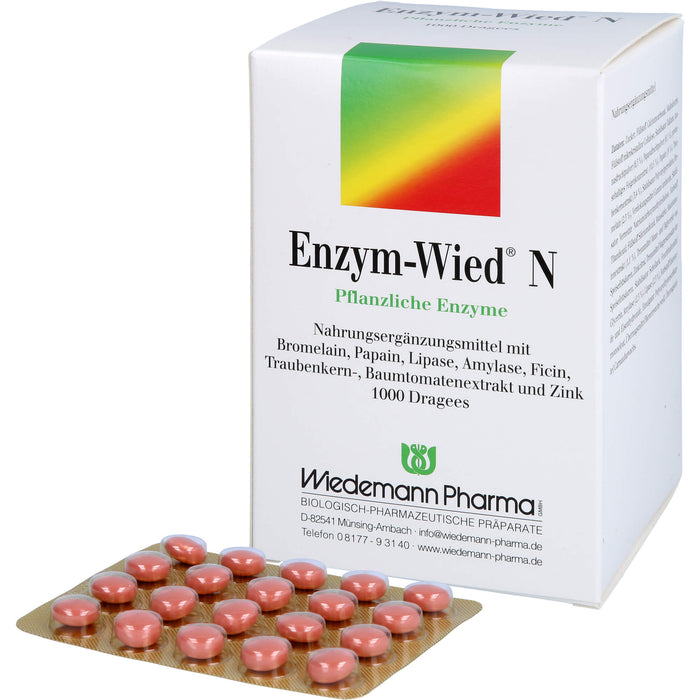 Enzym-Wied N Dragees, 1000 St. Tabletten