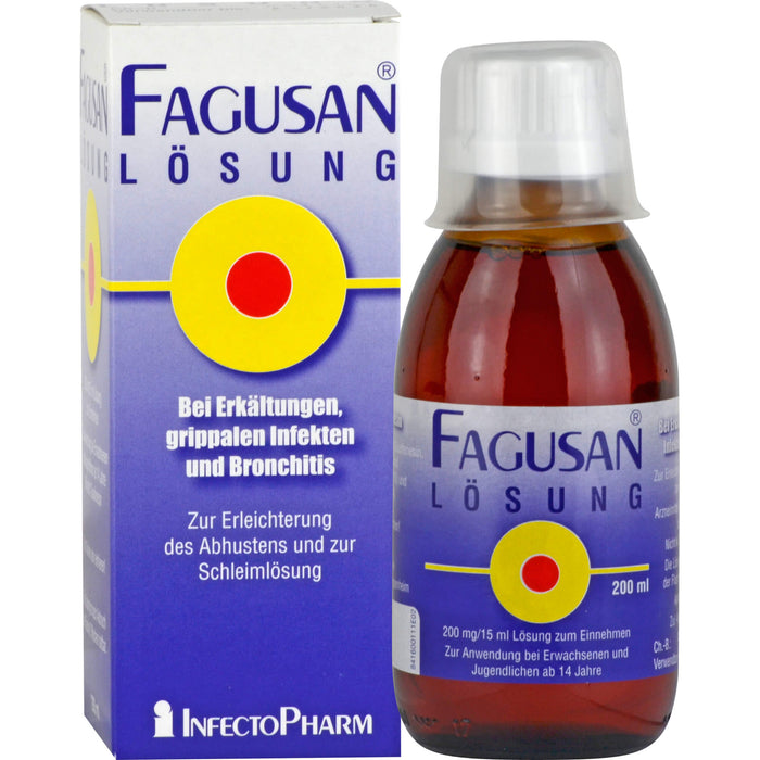 FAGUSAN Lösung bei Erkältungen, grippalen Infekten und Bronchitis, 200 ml Lösung