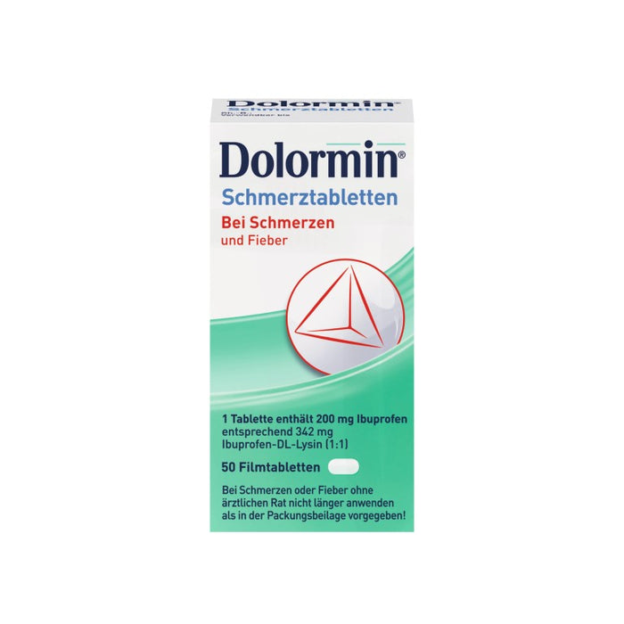 Dolormin Schmerztabletten, 200 mg, 50 St. Tabletten
