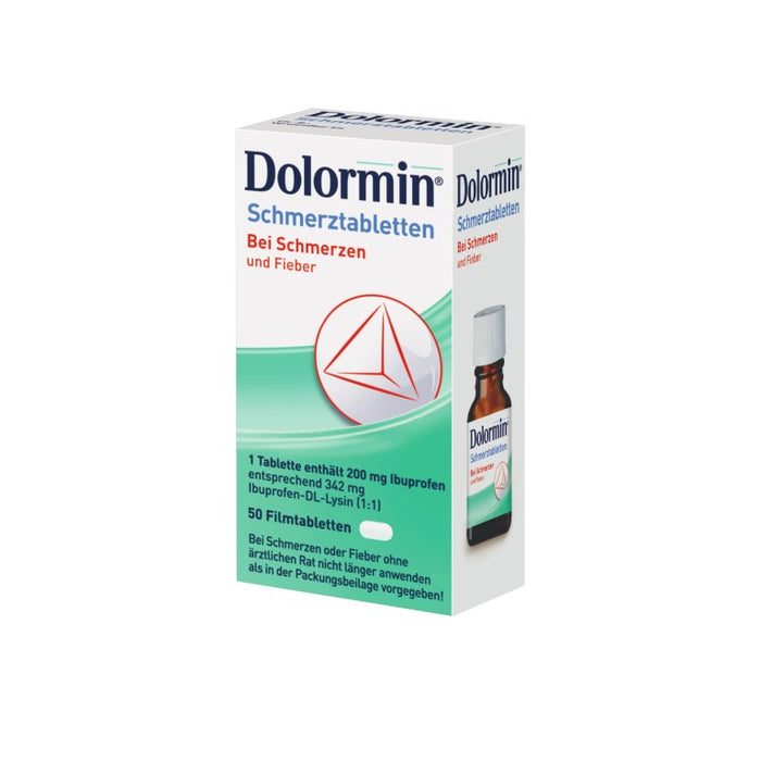 Dolormin Schmerztabletten, 200 mg, 50 St. Tabletten