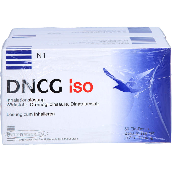 DNCG Iso Inhalationslösung zur Vorbeugung asthmatischer Beschwerden, 100 St. Ampullen
