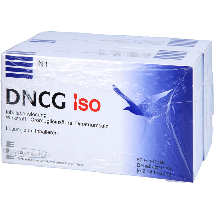 DNCG Iso Inhalationslösung zur Vorbeugung asthmatischer Beschwerden, 100 St. Ampullen