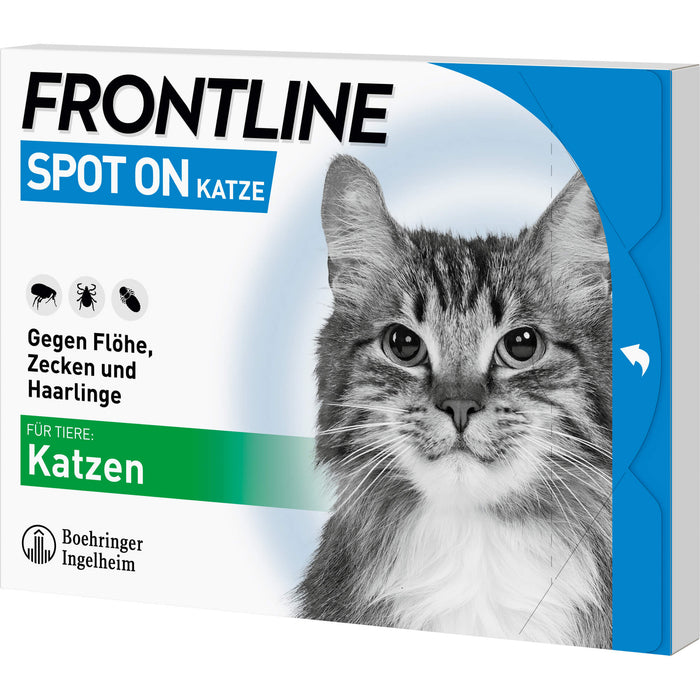 FRONTLINE Spot on Katze Pipette, 3 St. Ampullen