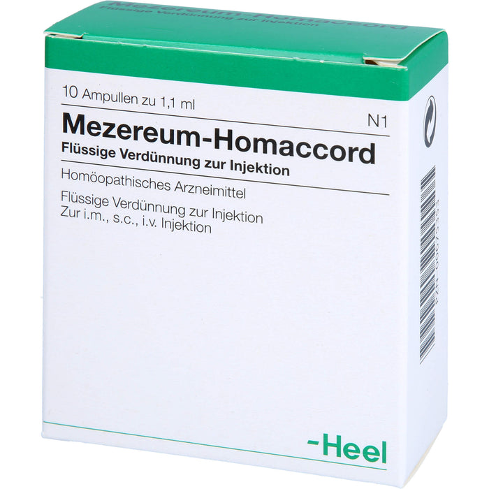 Mezereum-Homaccord flüssige Verdünnung, 10 St. Ampullen