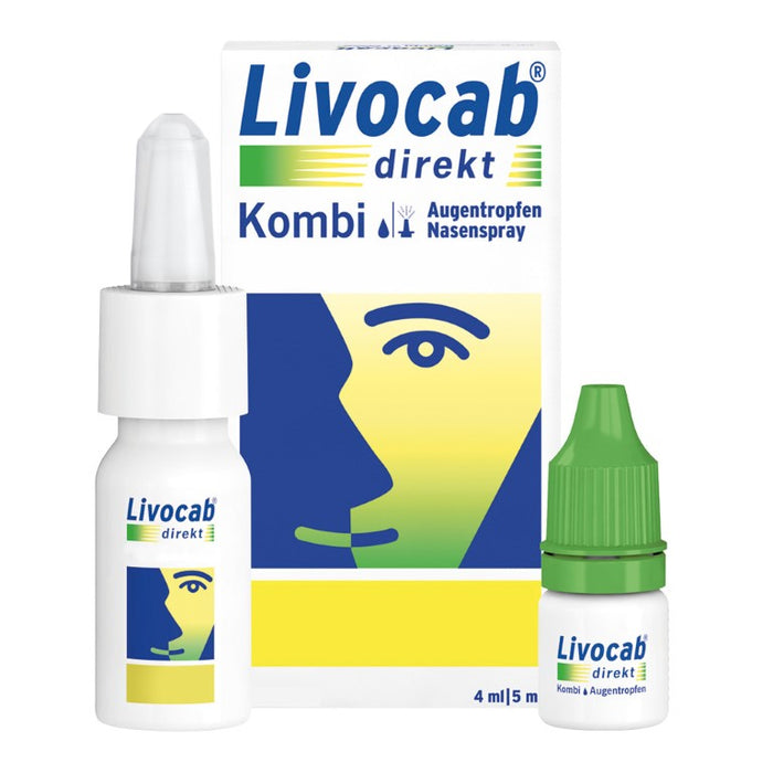 Livocab direkt Kombi Augentropfen und Nasenspray, 1 St. Kombipackung