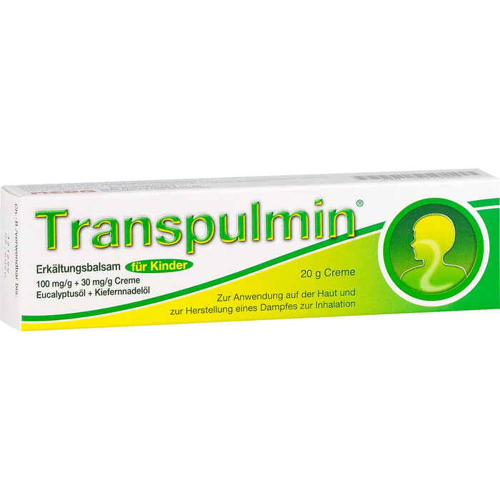 Transpulmin Erkältungsbalsam für Kinder, 20 g Creme
