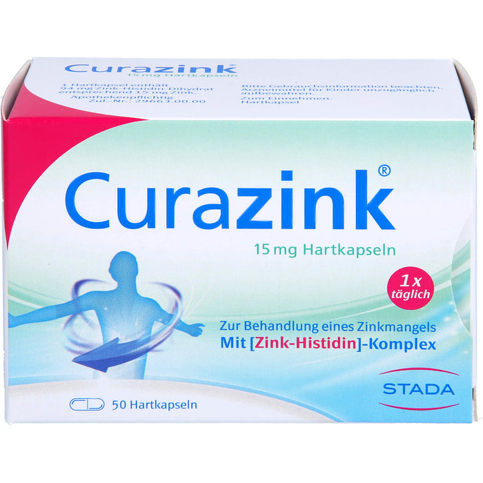 Curazink 15 mg Hartkapseln, 50 St. Kapseln