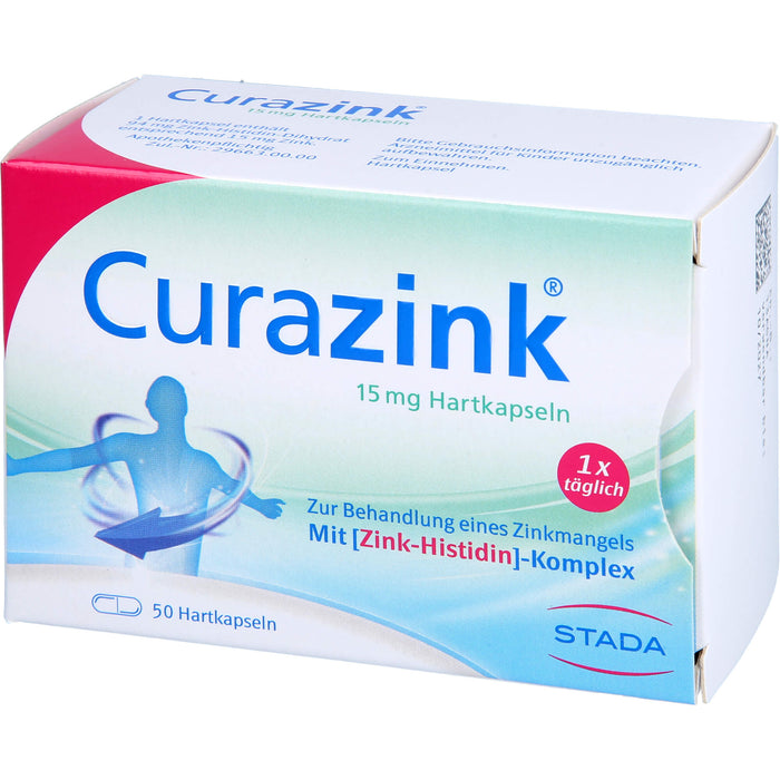 Curazink 15 mg Hartkapseln, 50 St. Kapseln