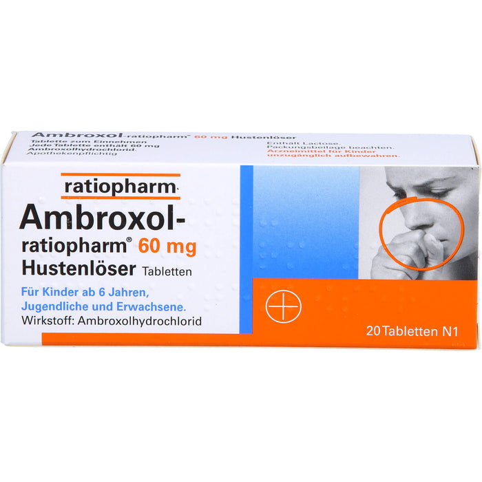 Ambroxol-ratiopharm 60 mg Hustenlöser Tabletten, 20 St. Tabletten