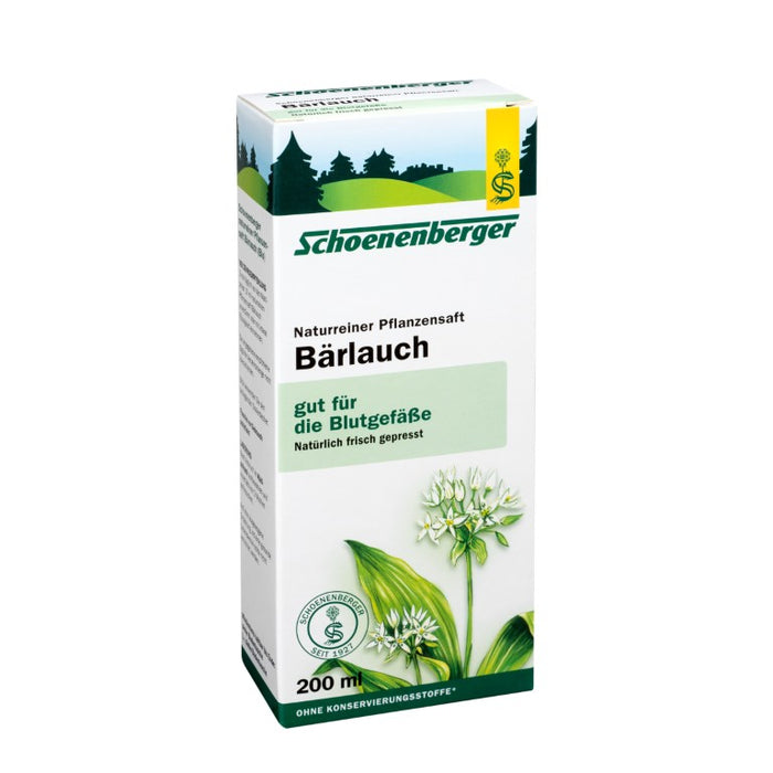 Schoenenberger Naturreiner Pflanzensaft Bärlauch, 200 ml Lösung