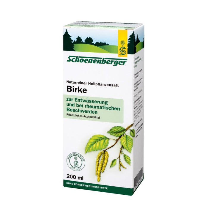Schoenenberger Naturreiner Heilpflanzensaft Birke, 200 ml Lösung