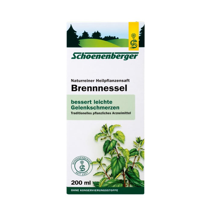Schoenenberger Brennnessel naturreiner Heilpflanzensaft, 200 ml Lösung