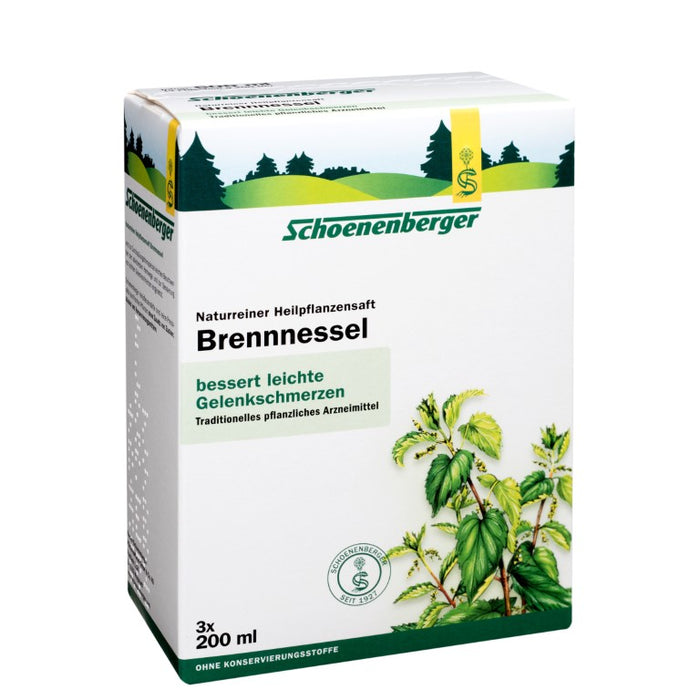 Schoenenberger Brennnessel naturreiner Heilpflanzensaft, 600 ml Lösung