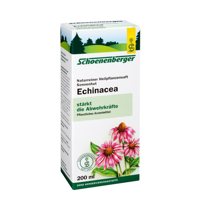 Schoenenberger Echinacea naturreiner Pflanzensaft Sonnenhut, 200 ml Lösung