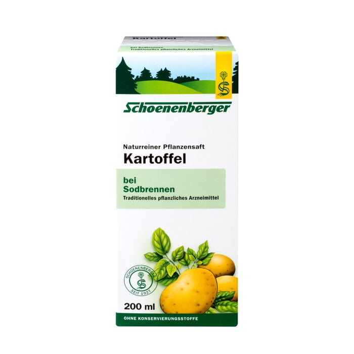 Schoenenberger Naturreiner Pflanzensaft Kartoffel, 200 ml Lösung