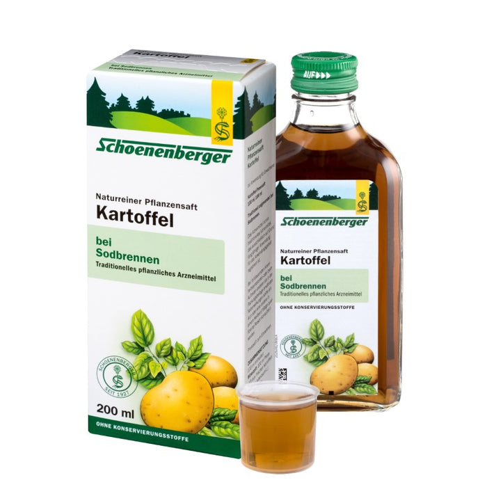 Schoenenberger Naturreiner Pflanzensaft Kartoffel, 200 ml Lösung