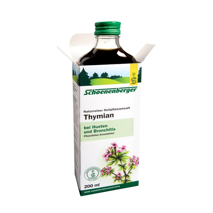 Schoenenberger Thymian naturreiner Heilpflanzensaft, 200 ml Lösung