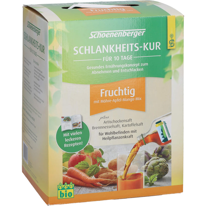 Schoenenberger Schlankheitskur fruchtig  für 10 Tage für Wohlbefinden mit Heilpflanzenkraft, 1 St. Packung