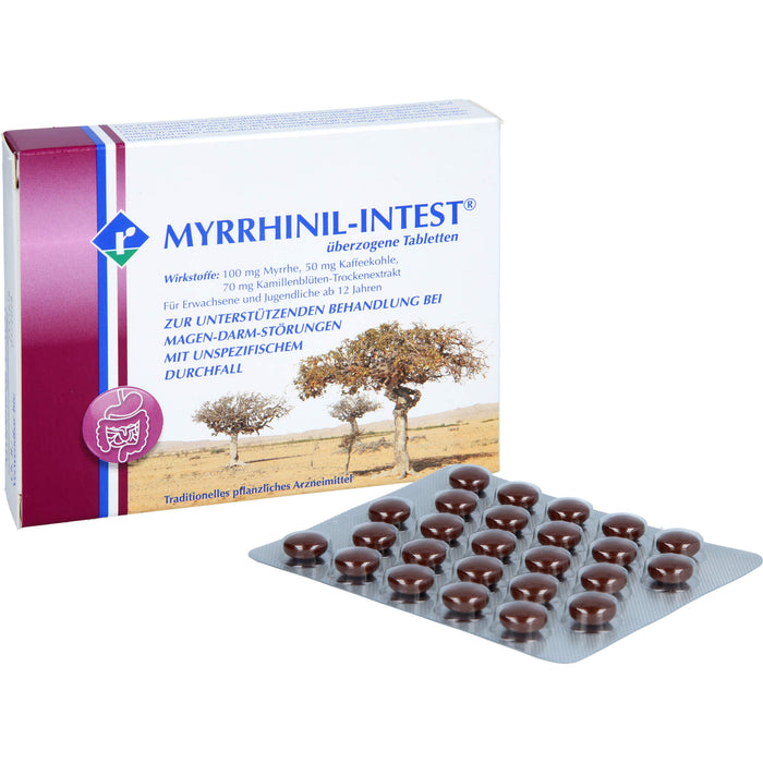 MYRRHINIL-INTEST überzogene Tabletten, 50 St. Tabletten