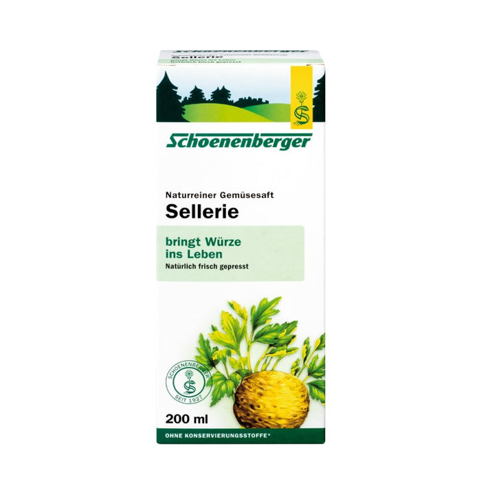 Schoenenberger Naturreiner Gemüsesaft Sellerie, 200 ml Lösung