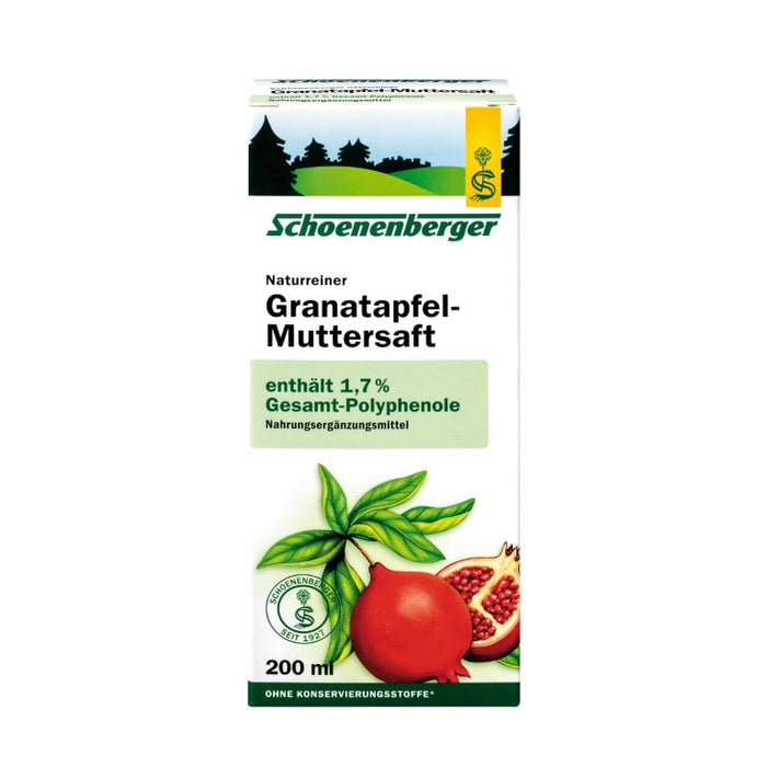 Schoenenberger Naturreiner Granatapfel-Muttersaft, 200 ml Lösung