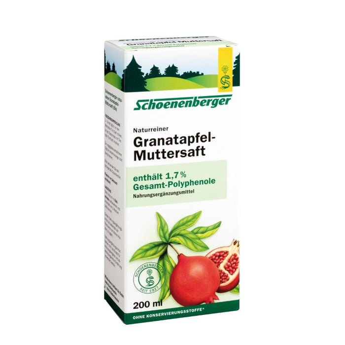 Schoenenberger Naturreiner Granatapfel-Muttersaft, 200 ml Lösung