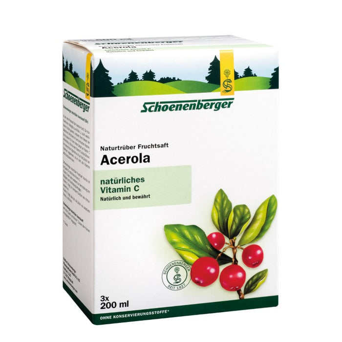 Schoenenberger naturtrüber Fruchtsaft Acerola, 600 ml Lösung