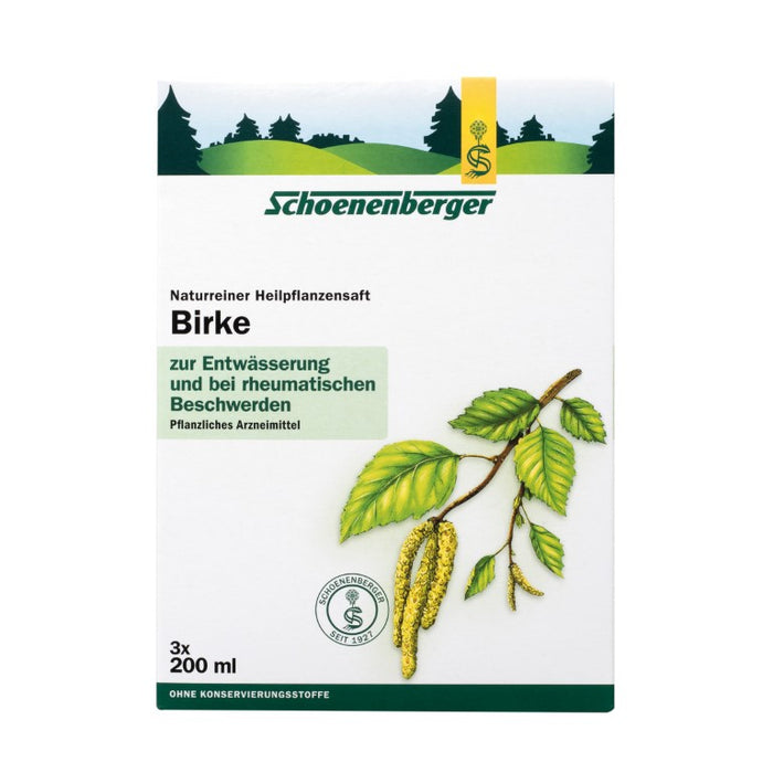 Schoenenberger Birke naturreiner Heilpflanzensaft, 600 ml Lösung