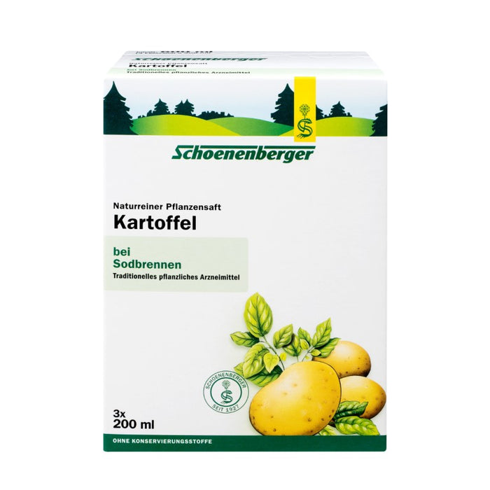 Schoenenberger Kartoffel naturreiner Pflanzensaft, 600 ml Lösung