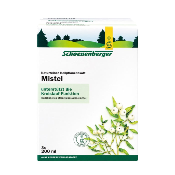 Schoenenberger Mistel naturreiner Heilpflanzensaft, 600 ml Lösung