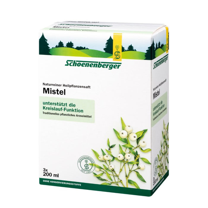 Schoenenberger Mistel naturreiner Heilpflanzensaft, 600 ml Lösung