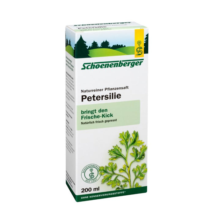 Schoenenberger Naturreiner Pflanzensaft Petersilie, 200 ml Lösung