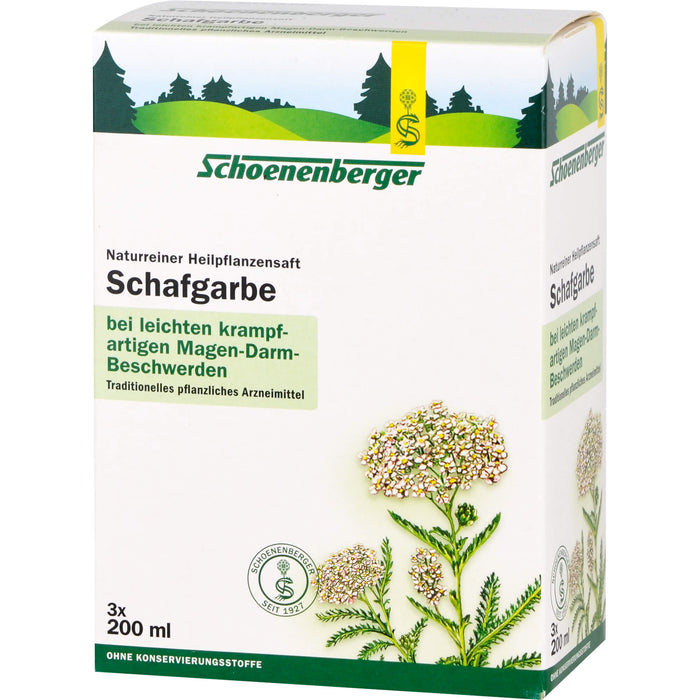 Schoenenberger Schafgarbe naturreiner Heilpflanzensaft, 600 ml Lösung